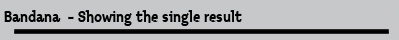 Bandana  - Showing the single result