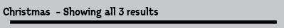 Christmas  - Showing all 3 results