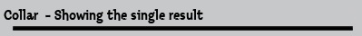 Collar  - Showing the single result