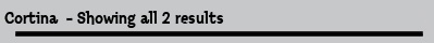 Cortina  - Showing all 2 results