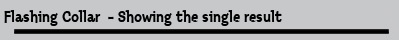 Flashing Collar  - Showing the single result