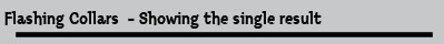 Flashing Collars  - Showing the single result
