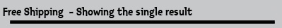 Free Shipping  - Showing the single result