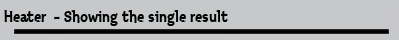 Heater  - Showing the single result