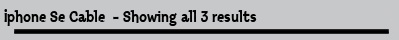 Iphone Se Cable  - Showing all 3 results