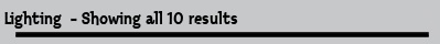 Lighting  - Showing all 10 results