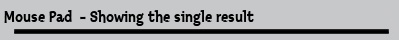 Mouse Pad  - Showing the single result