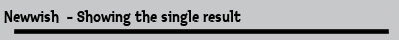 Newwish  - Showing the single result