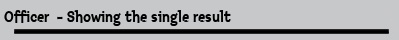 Officer  - Showing the single result