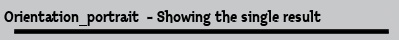 Orientation_portrait  - Showing the single result