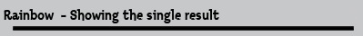Rainbow  - Showing the single result