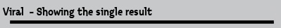 Viral  - Showing the single result