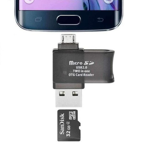 Micro USB to USB OTG Adapter with Micro SD Card Reader - $22