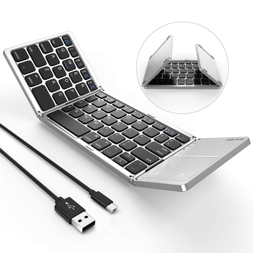 Foldable Bluetooth Keyboard, Dual Mode - $37.13