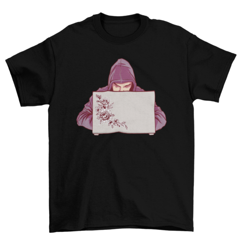 Hacker man t-shirt - $15