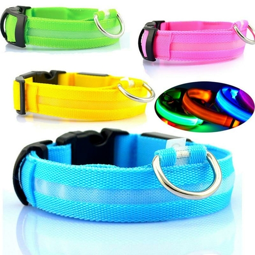 USB RECHARGEABLE LED PET DOG COLLAR - $16