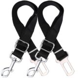 2 Pack Dog Harness Car Seatbelt Adjustable Restraint