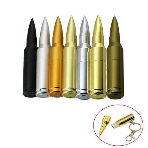 Metal Bullet Pen Drive USB Flash Drive 32GB and Up - $14.6
